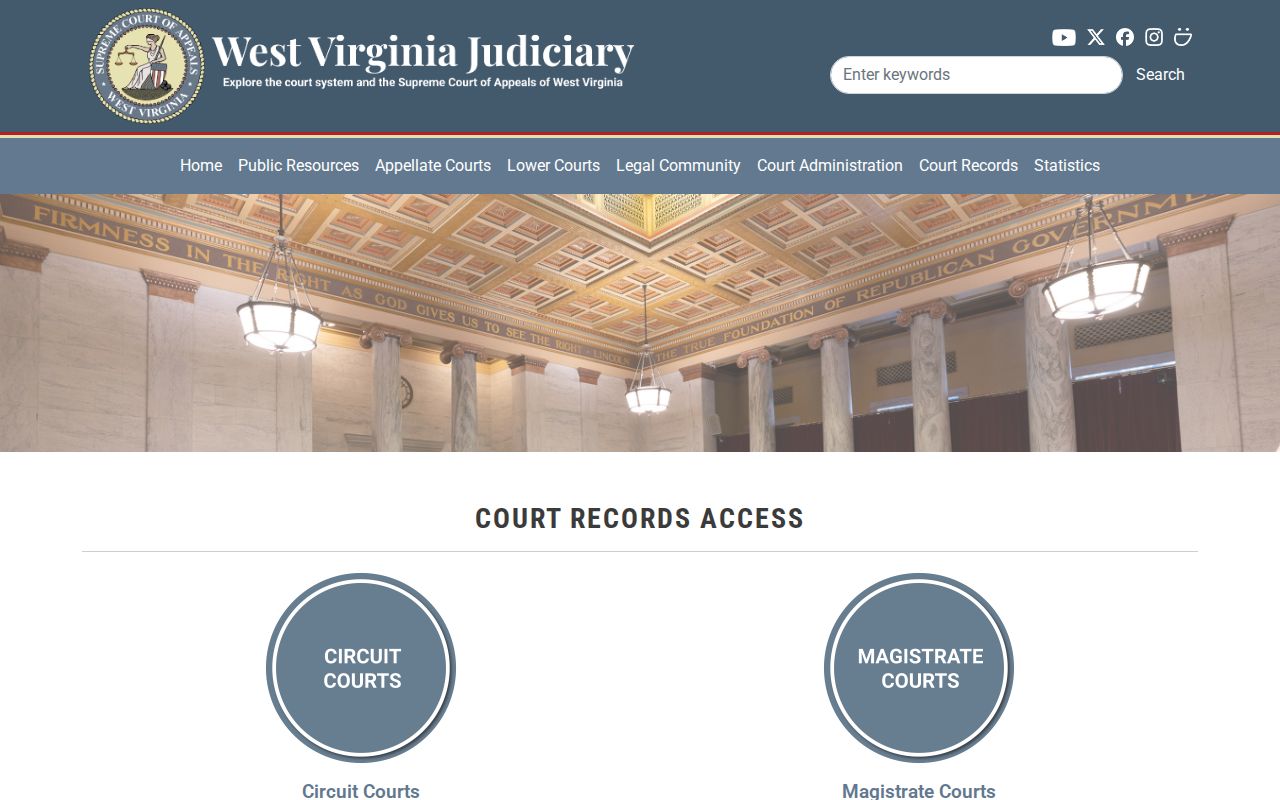 Monongalia County property records and statewide West Virginia court access
