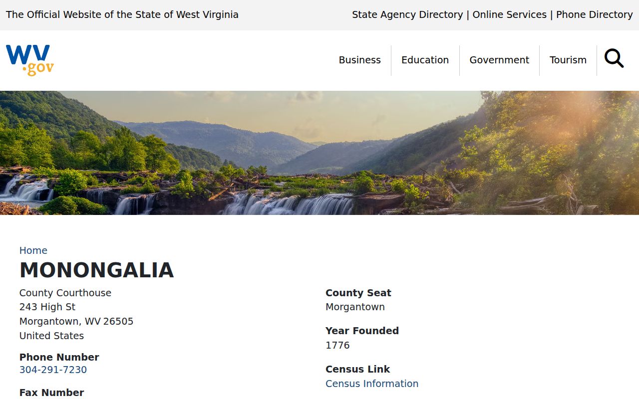 Monongalia County property records county profile with Morgantown and local communities